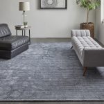 Whitton Modern Abstract, Gray/Blue