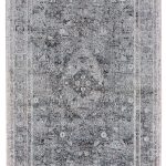 Sarrant Transitional Medallion, Gray/Silver/Ivory