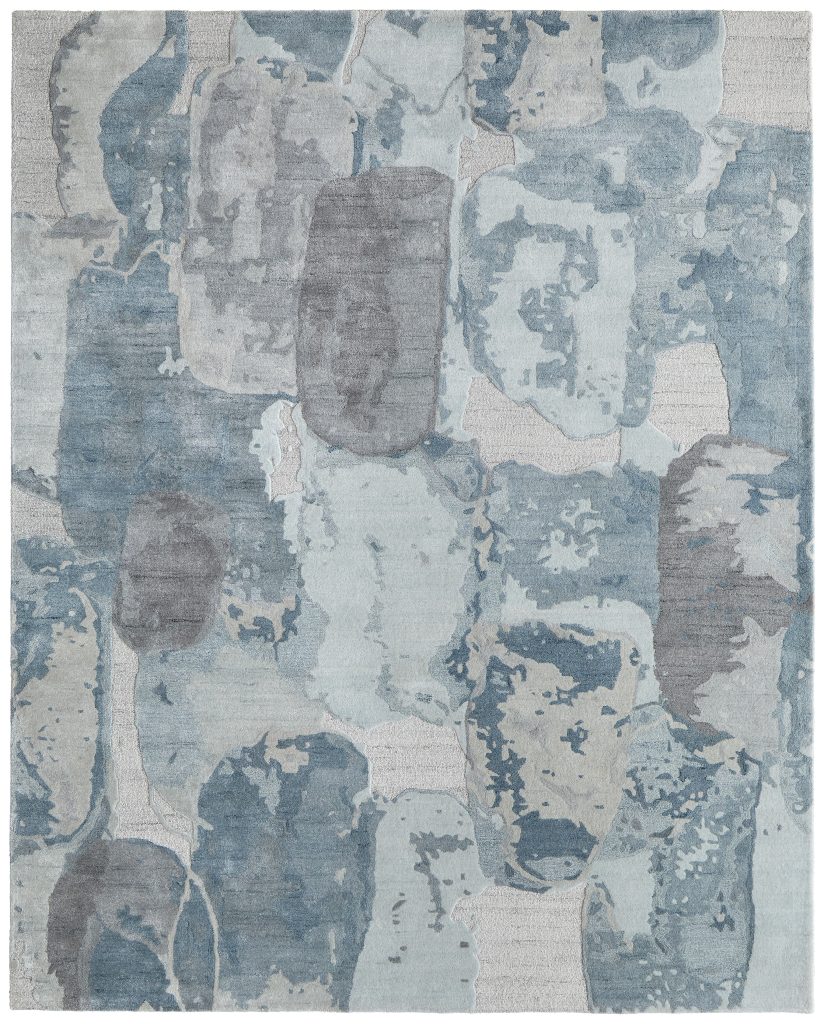 Kendall Modern Abstract, Blue/Gray