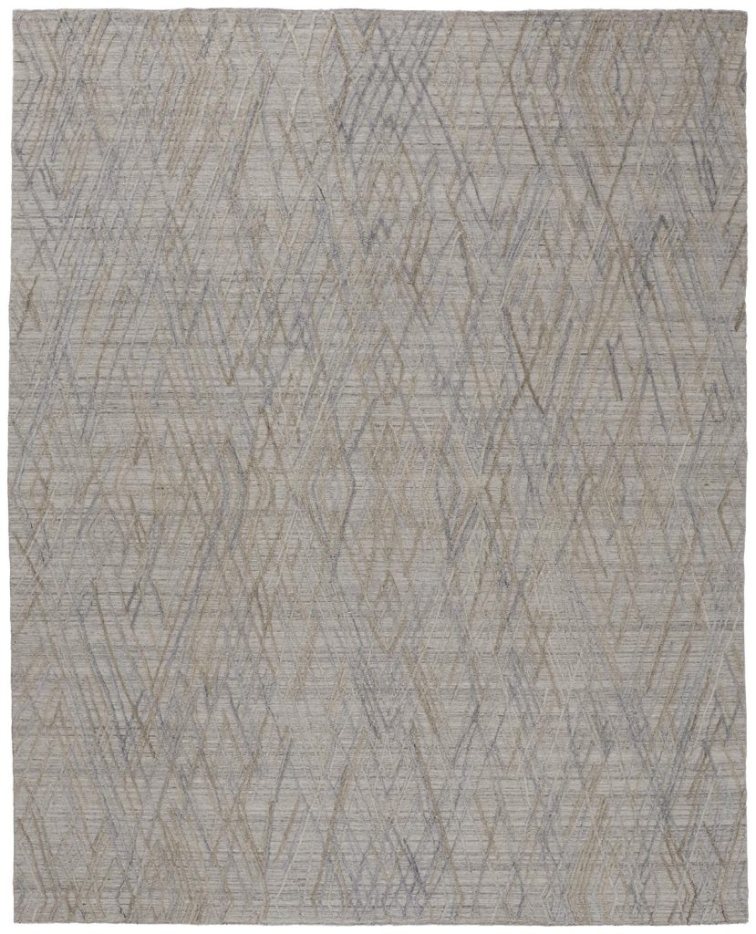 Elias Modern Abstract, Gray/Blue