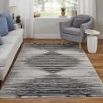 Micah Modern Diamond, Black/Silver/Taupe