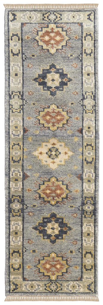 Fillmore Transitional Diamond, Blue/Taupe/Gray