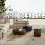 Kasbah Transitional Moroccan, Tan/Orange/Gray