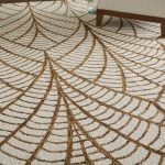 Wallace Modern Ikat, White/Brown