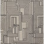 Gansett Modern Geometric, Tan/Brown