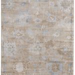 Augustine Traditional Floral & Botanical, Tan/Blue/Ivory