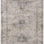Augustine Traditional Medallion, Tan/Green/Ivory