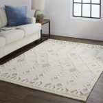 Anica Transitional Trellis & Lattice, Ivory/Tan/Silver