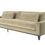 Rene Cazares Boulevard 46" Deep Iron Base Sofa 196776 at Norwood Furniture
