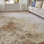 Waldor Modern Watercolor, Brown/Tan/Ivory