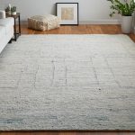 Navaro Modern Distressed, Ivory/Gray/Blue