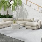 Finley Modern Solid, White