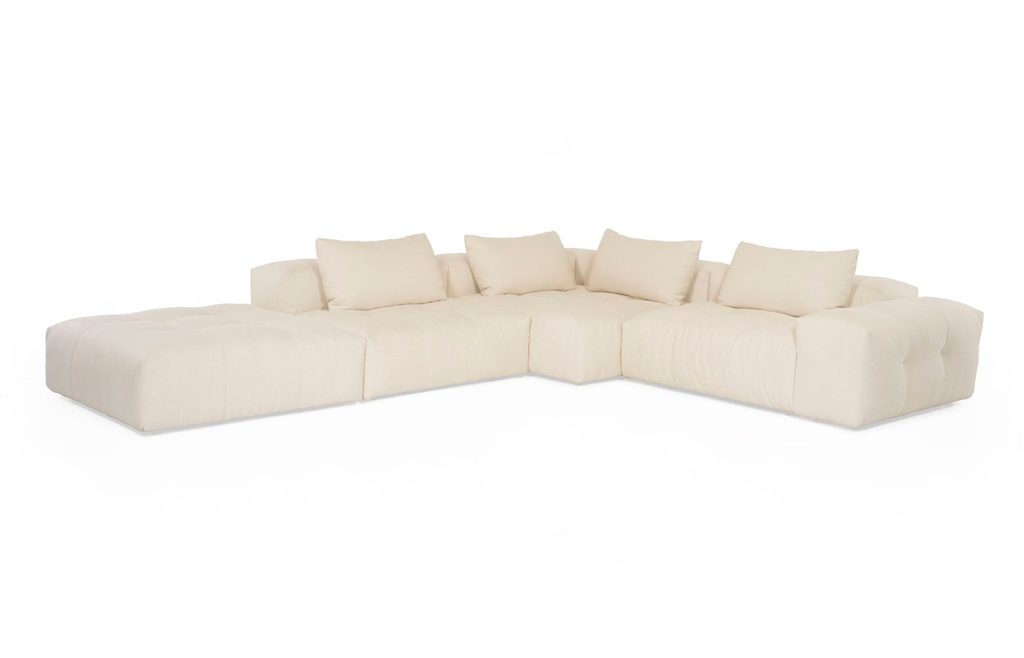 Rene Cazares California 4 pc Sectional 601185 at Norwood Furniture