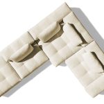 Rene Cazares California 4 pc Sectional 601185 at Norwood Furniture