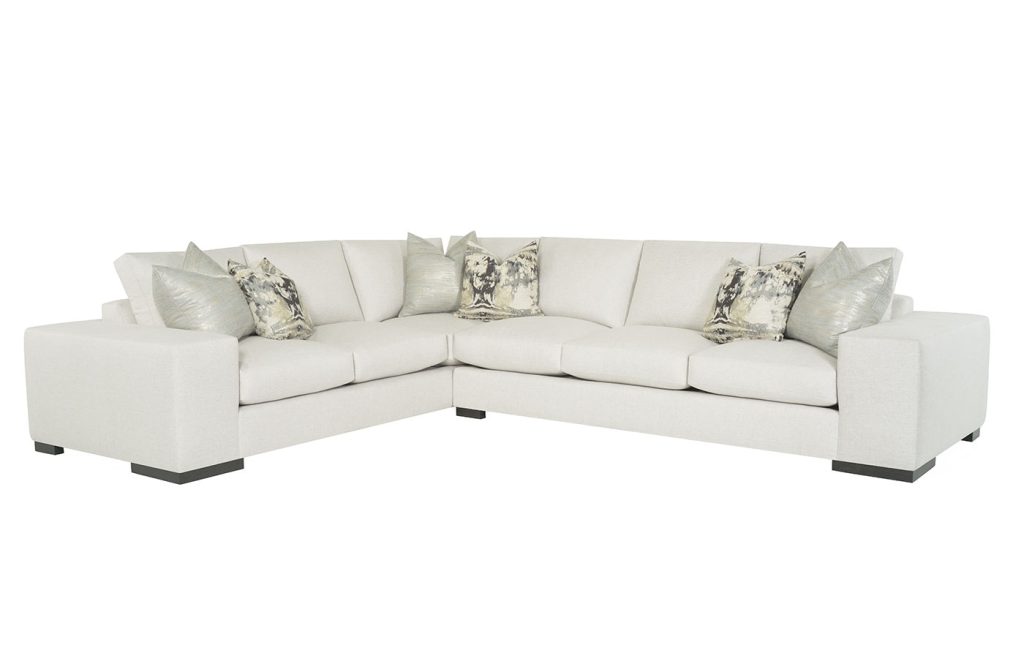 Rene Cazares Living Room RC Carbon 2 Pc Wood Leg Sectional Carbon 2 Pc Wood Leg at Norwood Furniture