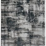 Micah Modern Abstract, Black/White/Gray