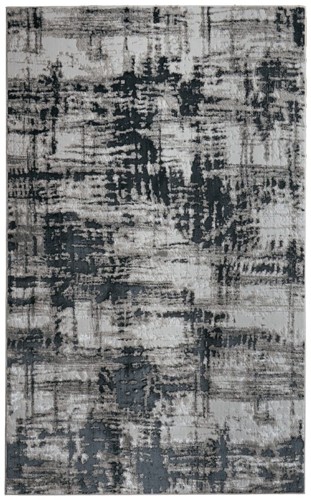 Micah Modern Abstract, Black/White/Gray