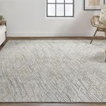 Elias Modern Abstract, Gray/Blue