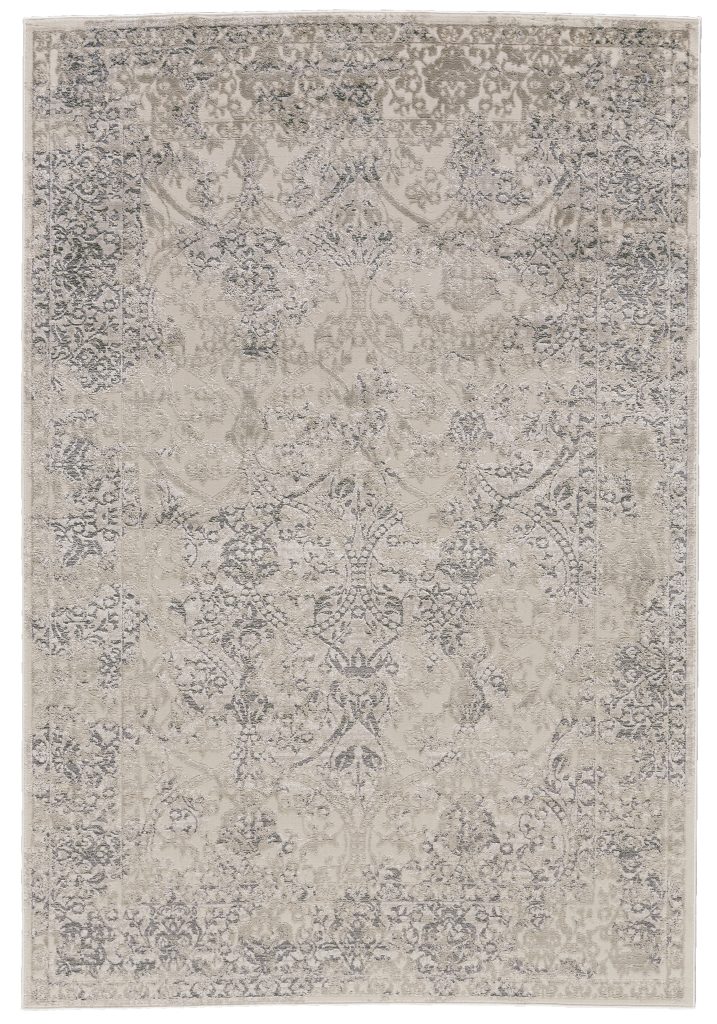 Prasad Modern Distressed, Ivory/Gray/Black