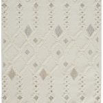 Anica Transitional Trellis & Lattice, Ivory/Tan/Silver