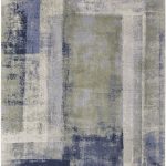 Clio Modern Abstract, Blue/Green/Ivory