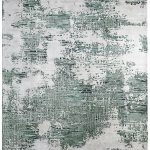 Zarah Modern Abstract, Green/White