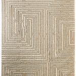 Fenner Transitional Geometric, Taupe/Ivory