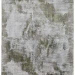 Cadiz Modern Ikat, Gray/Green/Silver