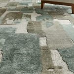 Kendall Modern Abstract, Green/Brown/Ivory
