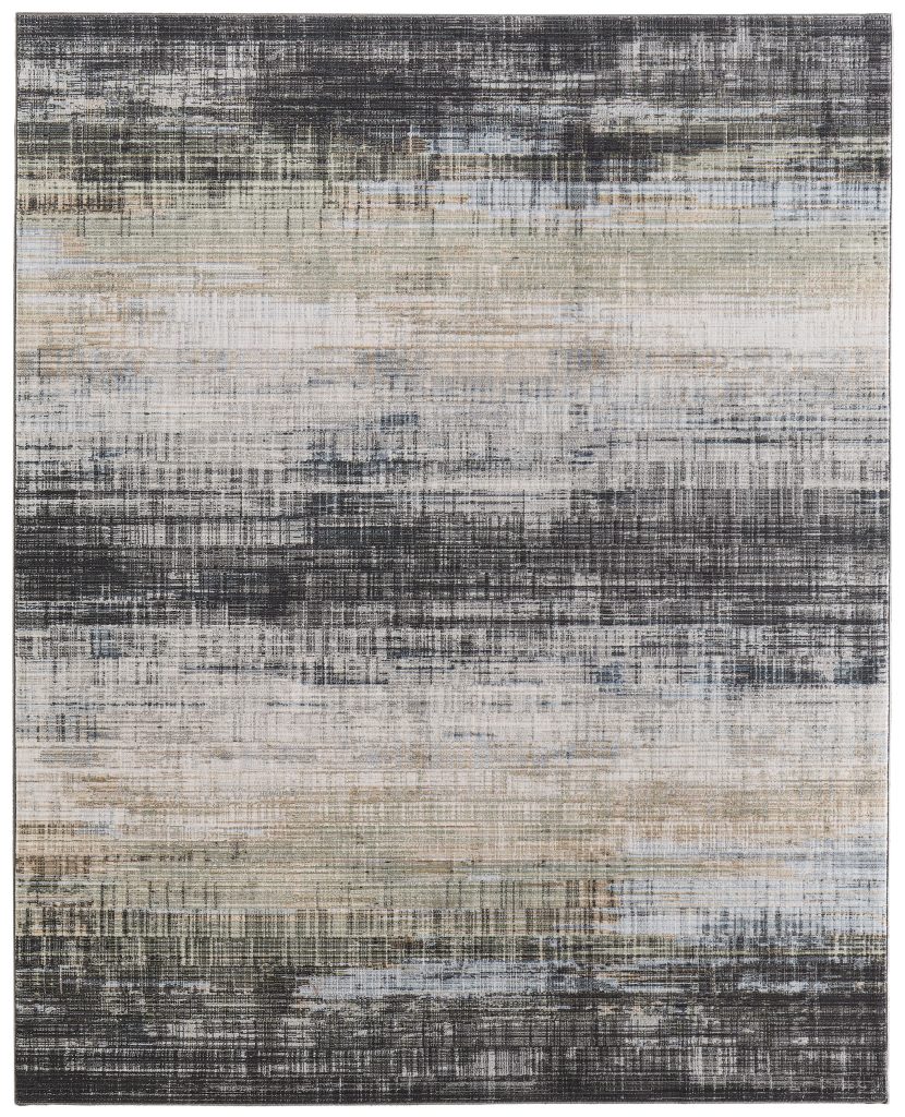 Greenwich Modern Gradient & Ombre, Green/Black/Ivory