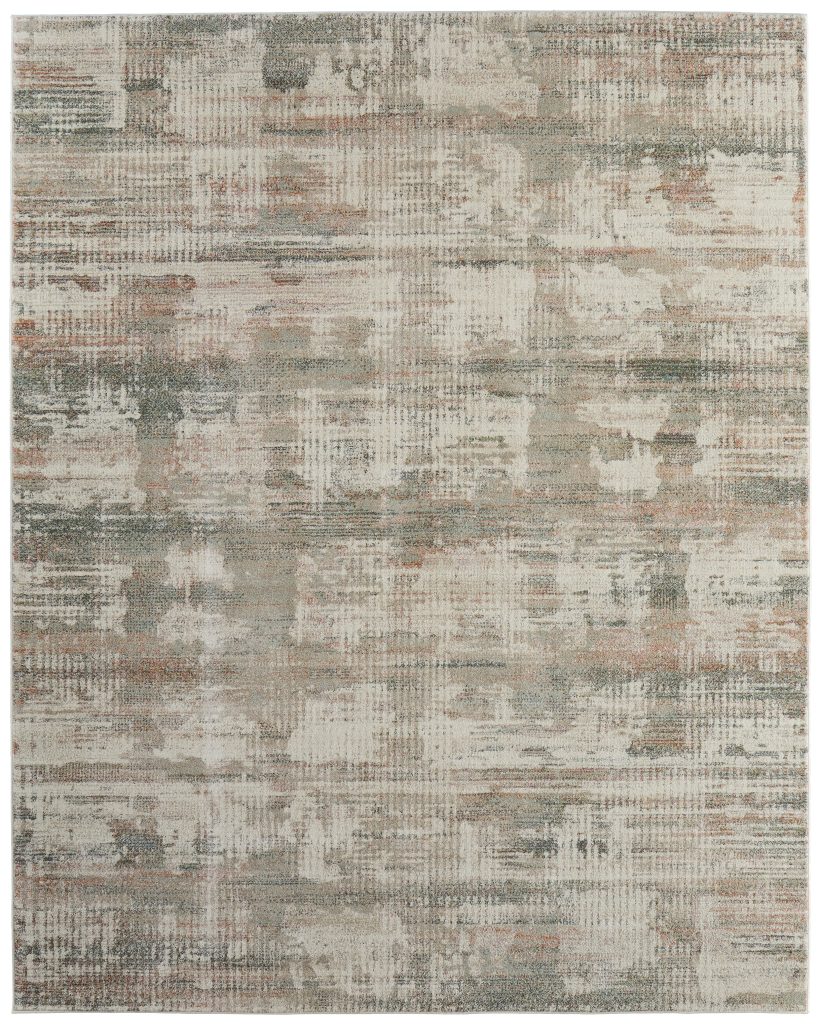 Eden Modern Abstract, Ivory/Gray/Green