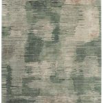 Eden Modern Abstract, Green/Ivory/Brown