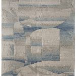 Jaxson Modern Abstract, Blue/Ivory/Gray
