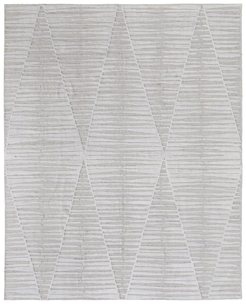 Elias Modern Geometric, Ivory/Tan
