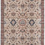 Pearson Traditional Medallion, Ivory/Red/Blue