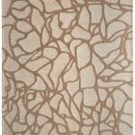 Kimball Transitional Abstract, Ivory/Brown/Tan