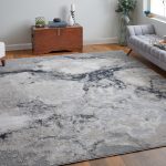 Astra Transitional Abstract, Gray/Ivory