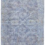 Caldwell Transitional Distressed, Blue/Ivory