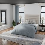 Zarah Modern Watercolor, Blue/Taupe/Green