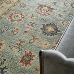 Fillmore Transitional Floral & Botanical, Blue/Ivory/Yellow