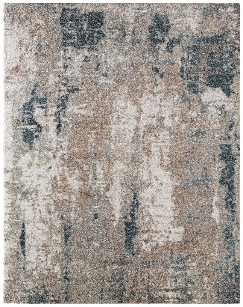 Richmond Modern Abstract, Gray/White/Blue