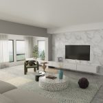 Winston Modern Floral & Botanical, Blue/Ivory