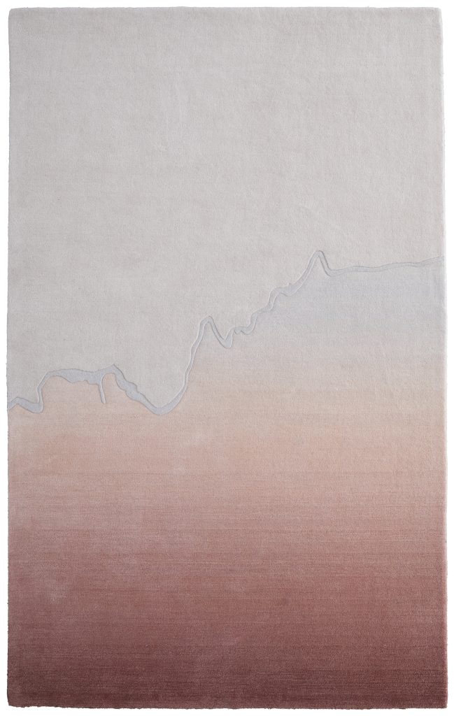 Katya Modern Gradient & Ombre, Pink/Ivory