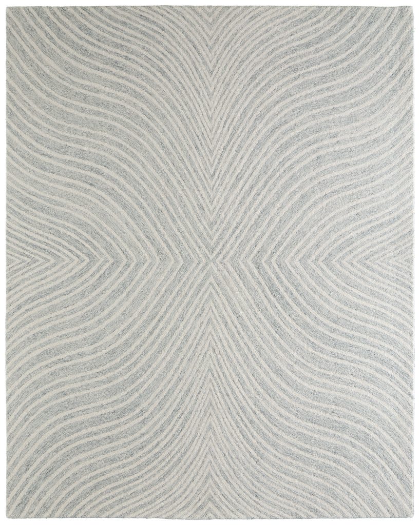 Wallace Modern Abstract, Gray/Ivory