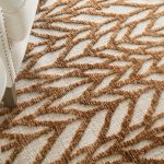 Colton Modern Chevron, Brown/Tan