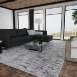 Sonora Modern Abstract, Gray/Ivory/Tan