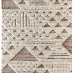 Anica Modern Geometric, Ivory/Taupe/Gray