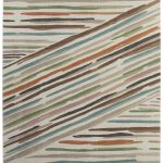 Eden Modern Abstract, Ivory/Brown/Blue