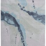 Kawai Modern Abstract, Green/Blue/Ivory