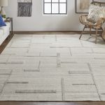 Longridge Modern Geometric, Ivory/Tan